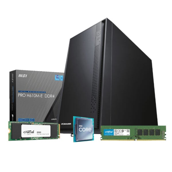 PCBuilder Intel i5-12400 OFFICE MASTER Core Windows 11 Pro Desktop PC